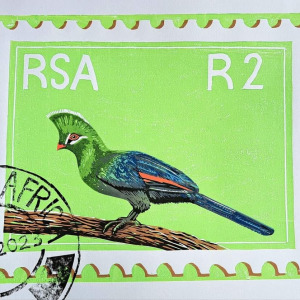 Knysna Turaco stamp