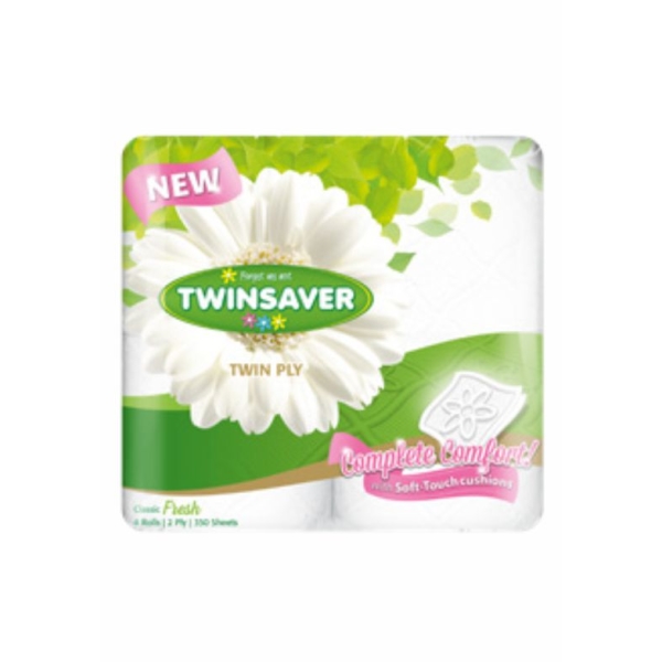 Related Products - Two Ply Toilet Paper - 4 Rolls Twinsaver 1320 P/PACK