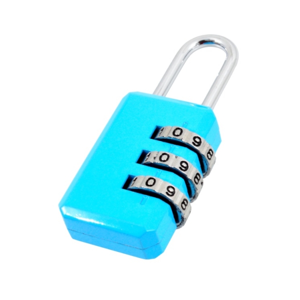 Caprichem products - Combination Lock 25mm 3 Dial Funky EACH