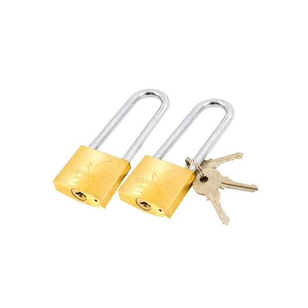 Caprichem products - Padlock 38mm Br 2pac Ka Jaguar Clam EACH