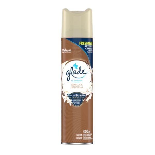 Caprichem products - Glade Aerosol Vanilla & Magnolia 6x300ml P/PACK