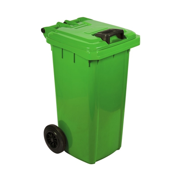 Caprichem products - 80l Wheelie Bin Virgin (non Sabs) - Green EACH