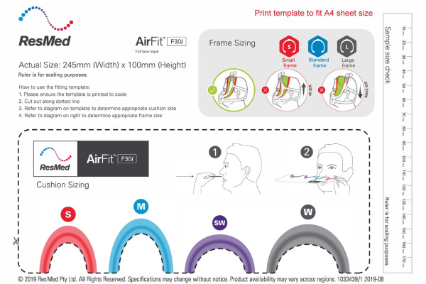 FULL FACE MASK - ResMed Airfit F30i