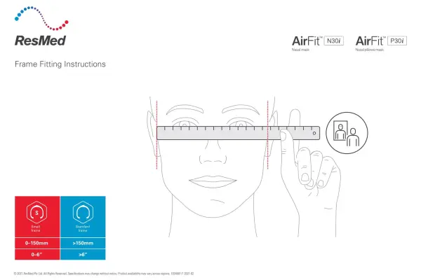 NASAL PILLOW MASK- ResMed Airfit P30i