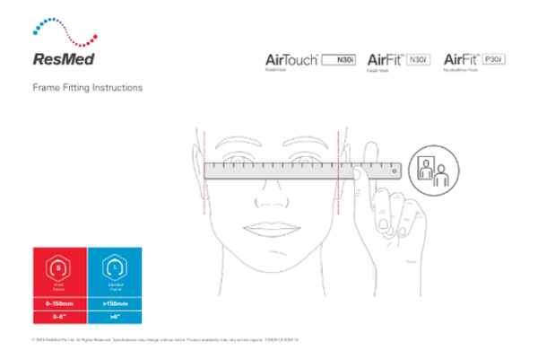 NASAL MASK - ResMed AirTouch N30i Frame With Elbow