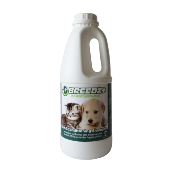 Caprichem products - Breedz 2-in-1 Conditioning Shampoo Puppy & Kittens 12X1L