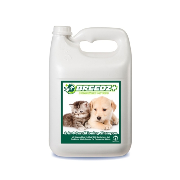 Caprichem products - Breedz 2-in-1 Conditioning Shampoo Puppy & Kittens 4X5L
