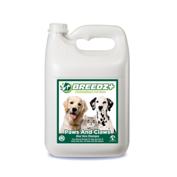 Caprichem products - Breedz Paws & Claws Aloe Vera Shampoo 5L