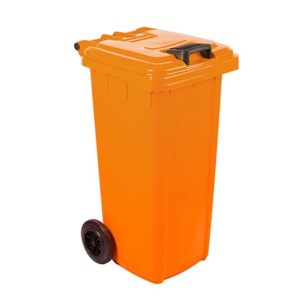 Caprichem products - 80l Wheelie Bin Virgin (non Sabs) - Orange EACH