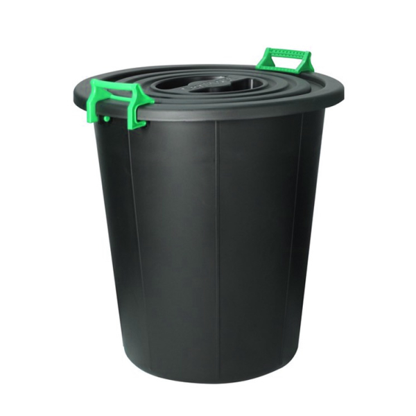 Caprichem products - Garbage Bin - Black 100l EACH