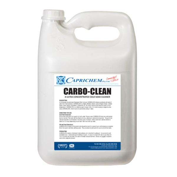 Caprichem products - Degrasol Carbo-clean 5L