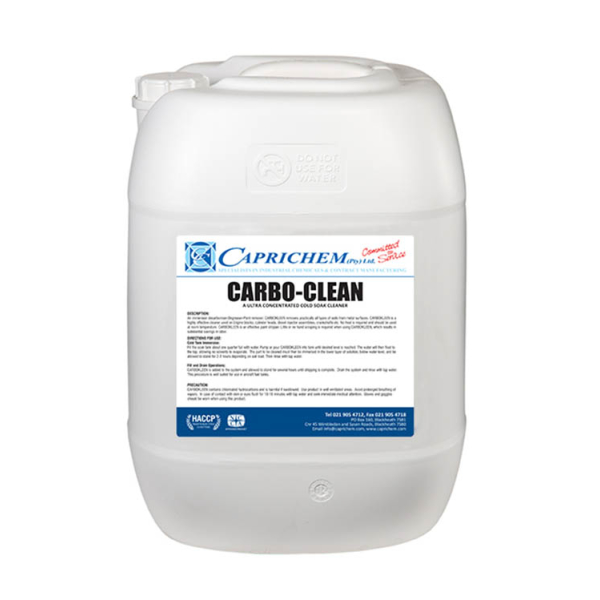 Caprichem products - Degrasol Carbo-clean 25L