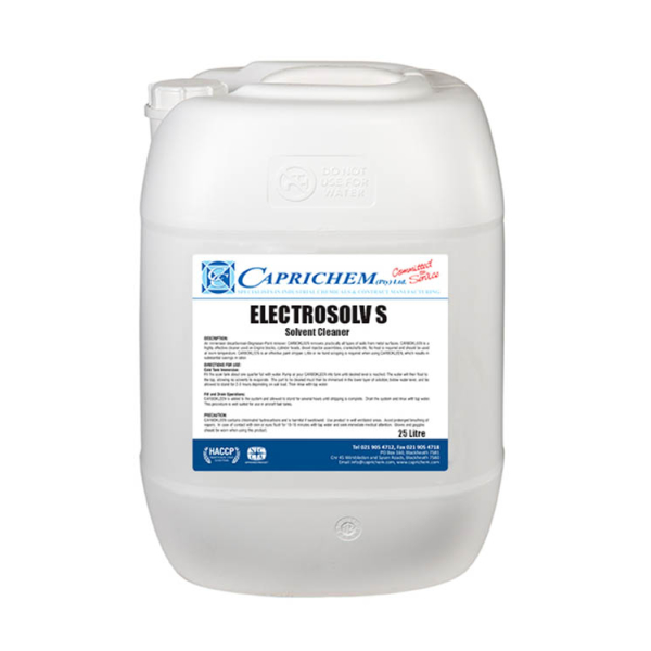 Caprichem products - Degrasol Electrosolv S 25L