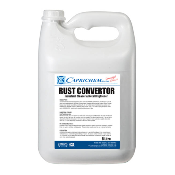 Caprichem products - Degrasol Rust Convertor 5L