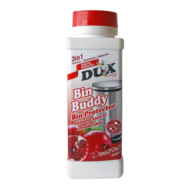 Caprichem products - Dux Bin Buddy Bin Protector Pomegranate 500G