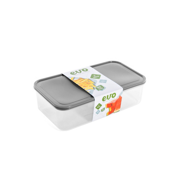 Related Products - Evo 2l Lunch Box 1pc Clear Base - Grey Lid EACH