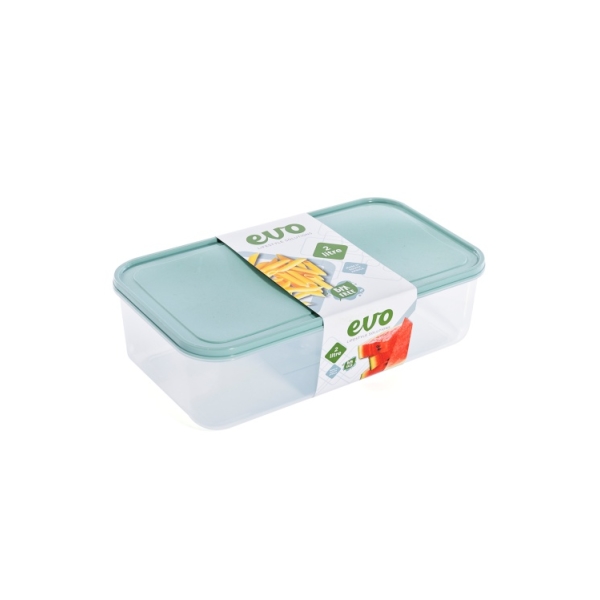 Related Products - Evo 2l Lunch Box 1pc Clear Base - Sage Lid EACH