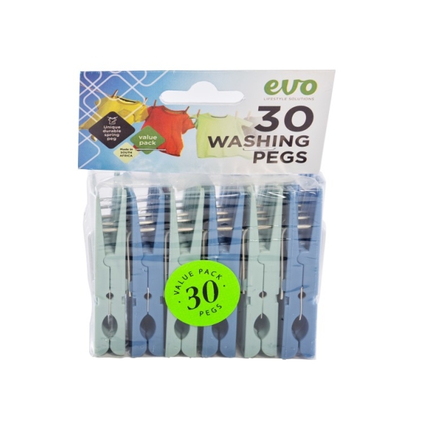 Caprichem products - Evo Spring Peg 30 P/pack - Assorted