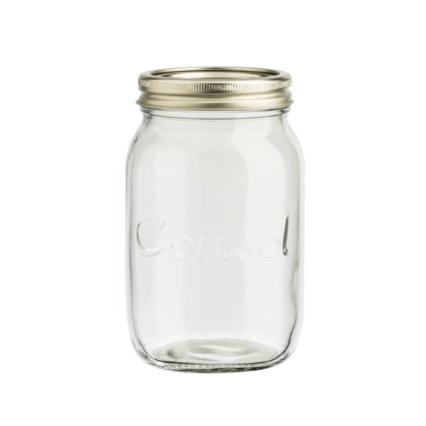Caprichem products - 1000ml Consol Preserve Jar Ring Lid EACH