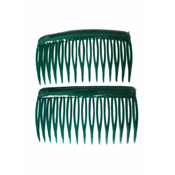 Caprichem products - Side Combs Per Pair - Green P/PAIR