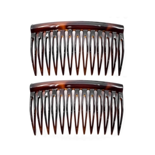 Caprichem products - Side Combs Per Pair - Tortoise Shell P/PAIR
