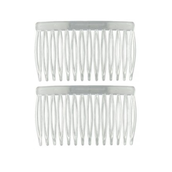 Caprichem products - Side Combs Per Pair - Crystal P/PAIR