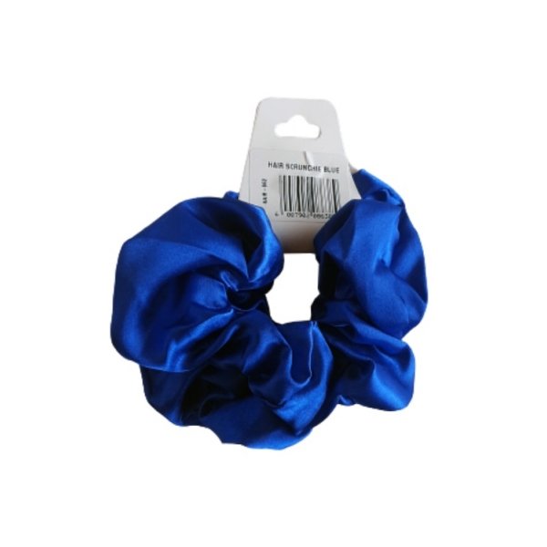 Caprichem products - Hair Scrunchie Satin Blue 2pc P/PACK
