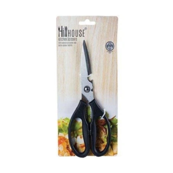 Caprichem products - Kitchen-scissors 21cm Black Hillhouse P/PACK