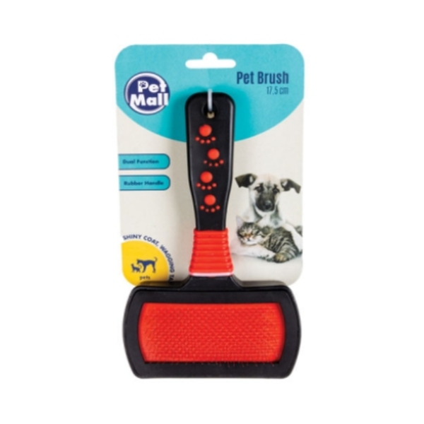 Caprichem products - Pet Dog Cat Brush Rubber Wide 2-function EACH