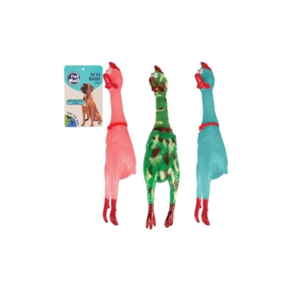 Caprichem products - Pet Dog Toy Vinyl Chicken 38cm EACH