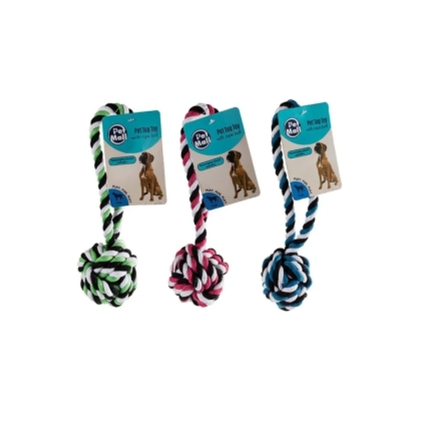 Related Products - Pet Dog Toy Tug Rope Ball 8cm Assorted EACH