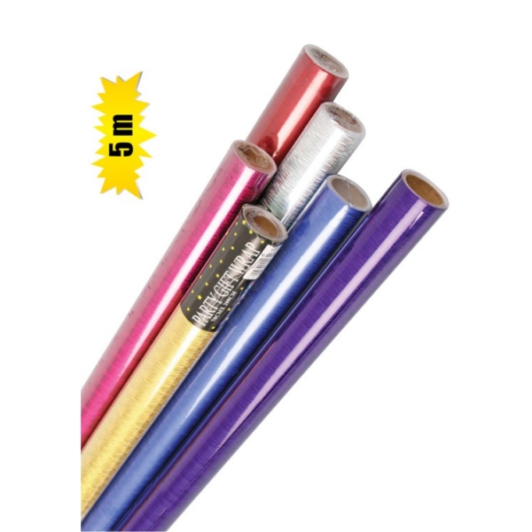 Caprichem products - Gift Wrap Metallic 70cm X 500cm EACH