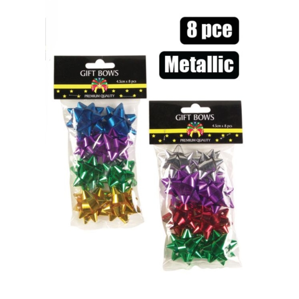 Related Products - Gift Decor Bow Metalic 4.5cm X 8 Piece P/PACK