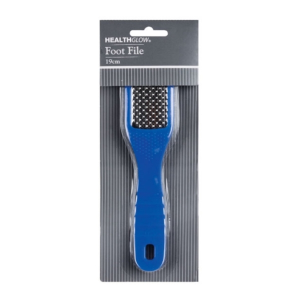 Caprichem products - Health Glow Foot File Mtl 19cm EACH