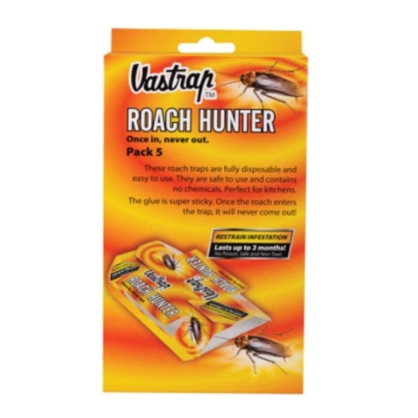 Caprichem products - Vastrap Roach Hunter Trap 5 Piece EACH