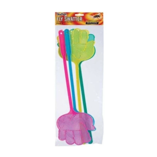 Caprichem products - Fly-swatters Plastic Set Of 4 EACH