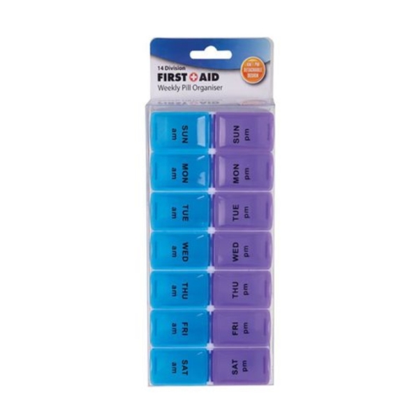 Caprichem products - Weekly Pill Organiser 14 Division EACH