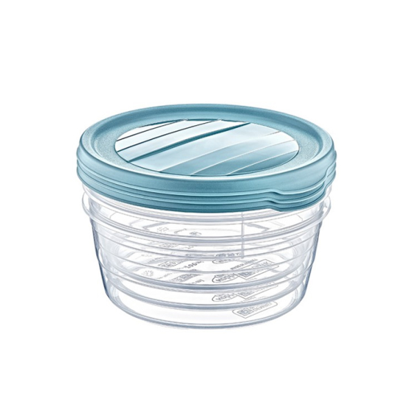 Caprichem products - Round Trend Storage Box 1.75l Set Of 3 P/SET