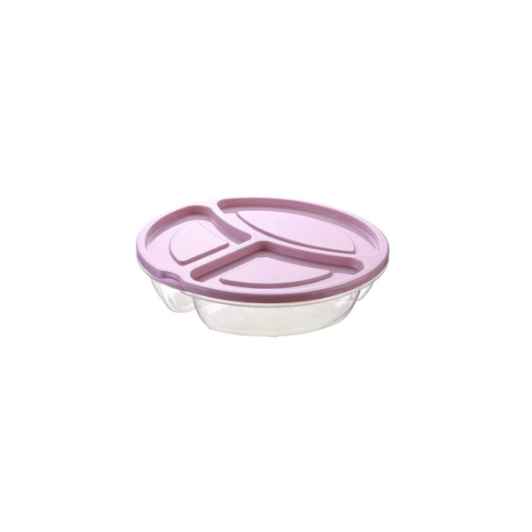 Caprichem products - 3 Section Round Storage Box EACH