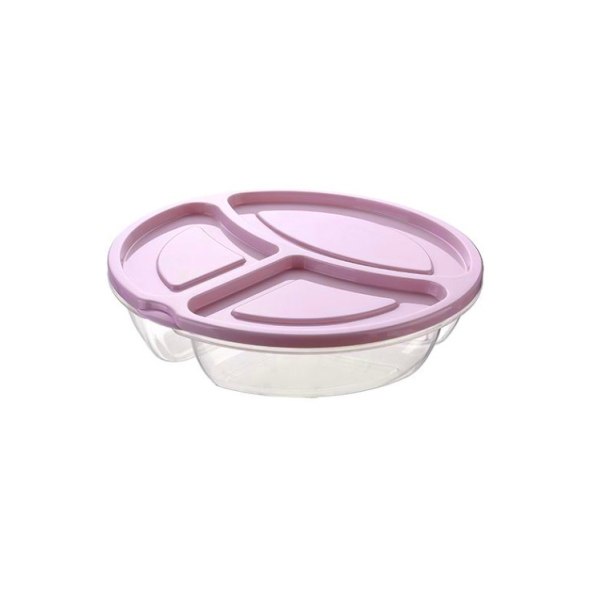 Caprichem products - 3 Section Big Round Storage Box EACH