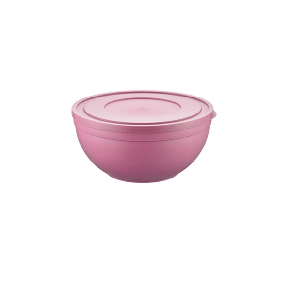 Caprichem products - Sandy High Frosted Bowl W/h Lid 1.2l - Matte Pink EACH