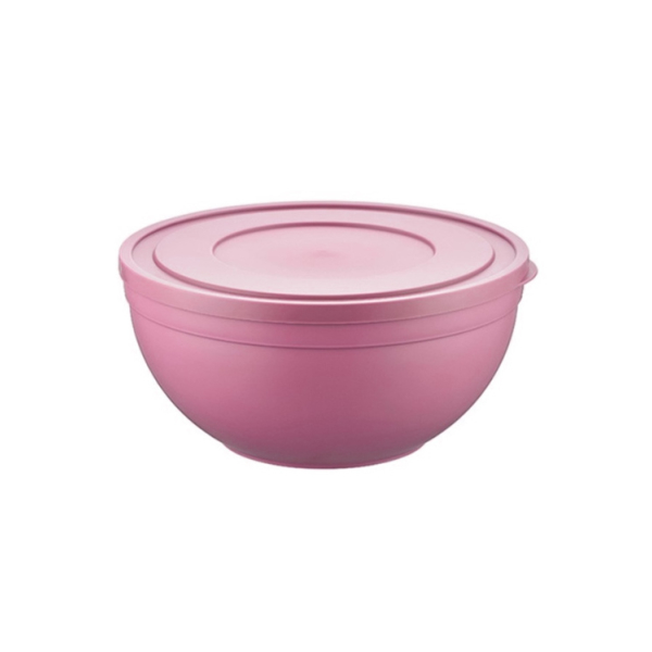Caprichem products - Sandy Hi Frost Bowl W/h Cover 2.5l - Matte Pink EACH