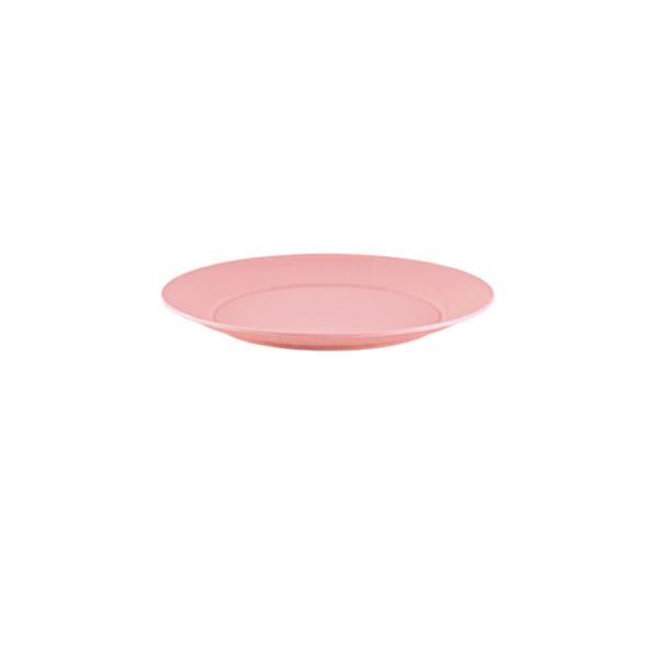 Caprichem products - Round Flat Dessert Plate Matte Pink EACH