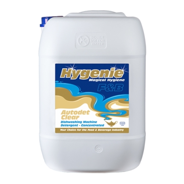 Caprichem products - Hygenie Autodet Clear Sans 1828 25L