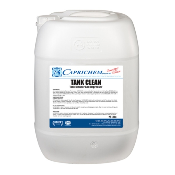 Caprichem products - Tank Clean 25L