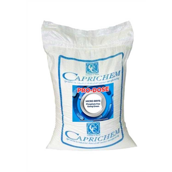 Caprichem products - Pro-dose Micro-brite Phosphate Free Going Green 25KG