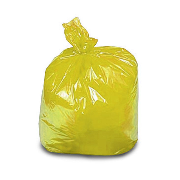 Caprichem products - Yellow Refuse Bags Heavy Duty X 100 Bags P/PACK
