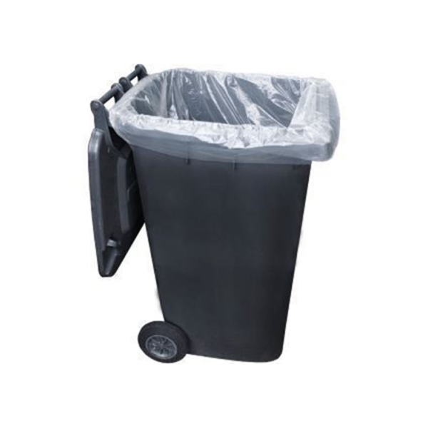 Caprichem products - Clear Wheelie Bin Bags 40 Micron X 50 Bag Per Pack P/PACK