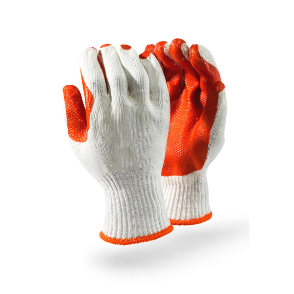 Caprichem products - Orange Rubber Coated Crayfish Glove P/PAIR