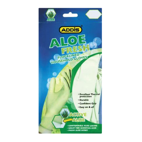 Caprichem products - Addis Household Gloves Aloe Vera Large # P/PAIR